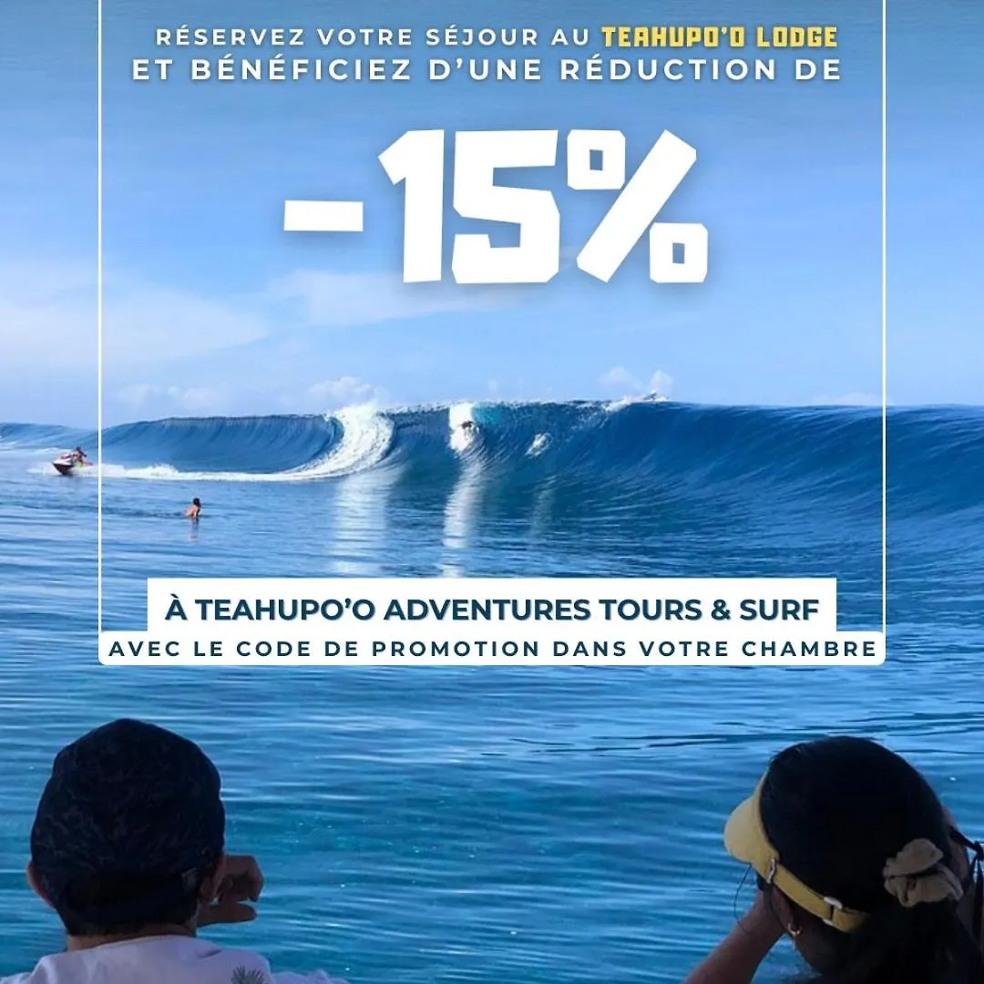 Teahupo'O Lodge - Studio Climatise Ume Tarei - Canoes Gratuits, Cuisine Avec Vue Sur La Mer Et Terrasse Avec Vue Sur Montagnes Teahupoo 0*,  French Polynesia